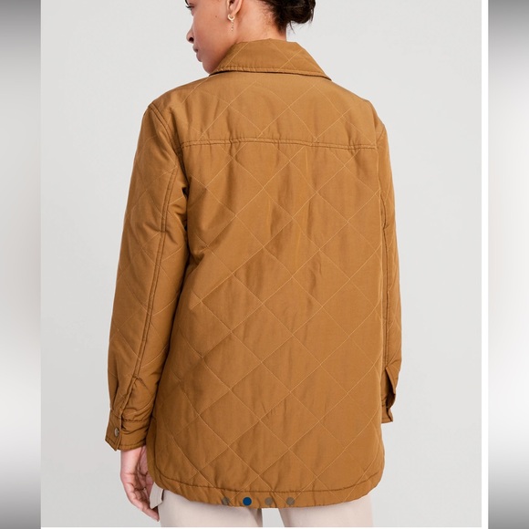 Old Navy Quilted Utility Jacket black NWT - Picture 5 of 15